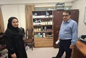 بازدید رئیس و معاون تحصیلات تکمیلی دانشکده از سایت دانشجویان دکتری